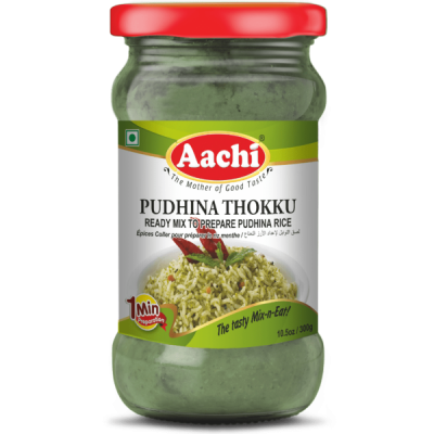 AACHI PUDHINA THOKKU 300GM (1X24)